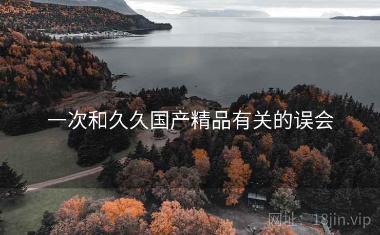一次和久久国产精品有关的误会
